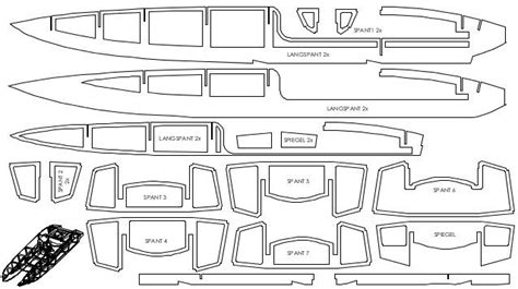 Rc Catamaran Hull Plans Model Boat Plans Catamaran Rc Boats Plans