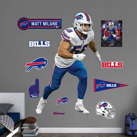 Buffalo Bills Wall Décor And Decals Tagged Athlete Matt Milano Fathead