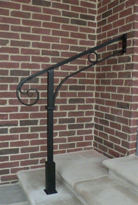 For a quicker, efficient installation, enlist the help of a second person. Exterior Handrail | Exterior handrail, Porch handrails, Railings outdoor