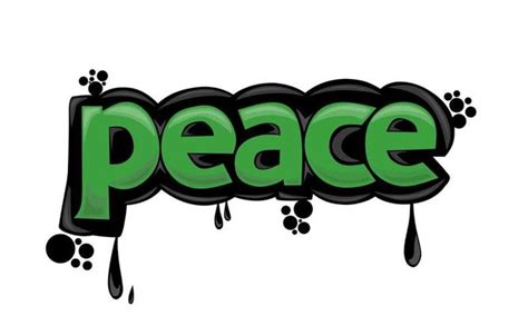 Graffiti Peace Vector Art Icons And Graphics For Free Download