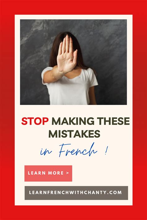 If You Are Making Some Of These Common French Mistakes Then Click To