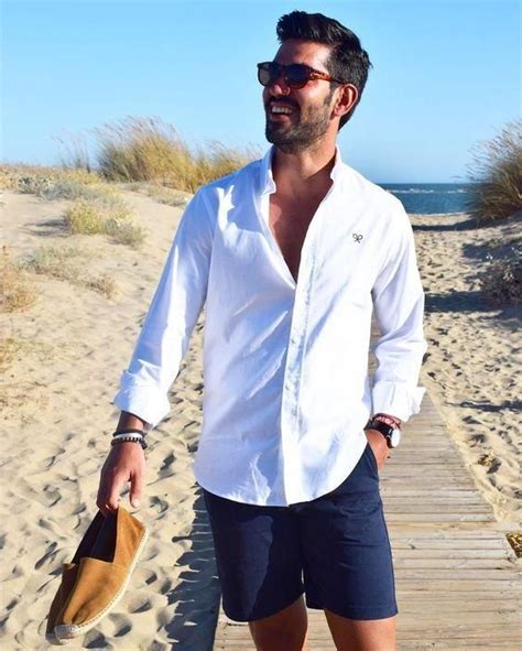 Pure 100% linen shirts, pants, suits, & shorts. 22 Summer Beach Wedding Guest Outfits for Men | Attire for ...