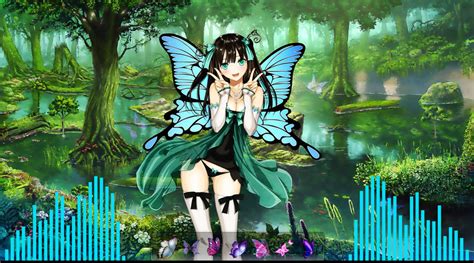 Rainmeter Butterfly Anime Girl By Azillav On Deviantart