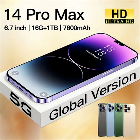 Smartphone Pro Max G Android Go To T L Phones Portables D