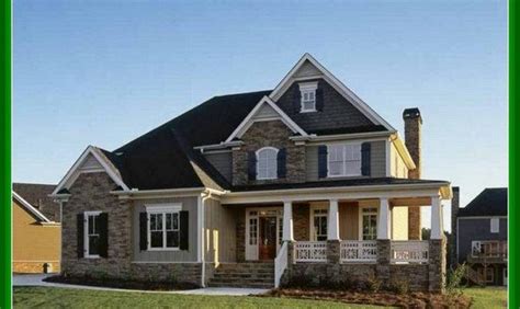 Two Story Brick House Plans Front Porch Arts Homes Jhmrad 118212