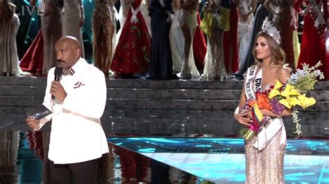 In Photos What Happened When Miss Universe 2015 Host Steve Harvey Read The Wrong Winners Name