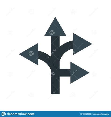 Direction Icon Vector Sign And Symbol Isolated On White Background, Direction Logo Concept Stock ...