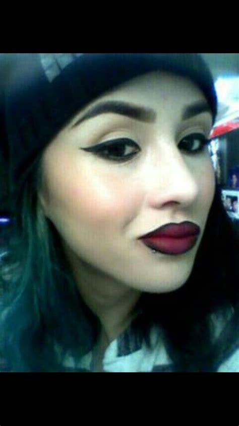 red lip makeup dark makeup makeup eyeliner holiday makeup halloween makeup halloween 2017