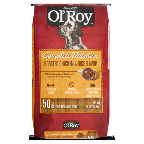 Ol Roy Complete Nutrition Roasted Chicken And Rice Flavor Dry Dog Food