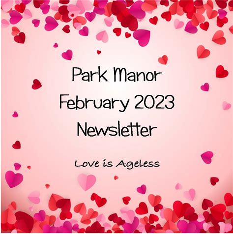 2023 February Newsletter Park Manor Ltd