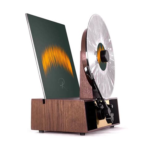 Fuse Rec Vertical Vinyl Record Player W Album Cover Display Slot
