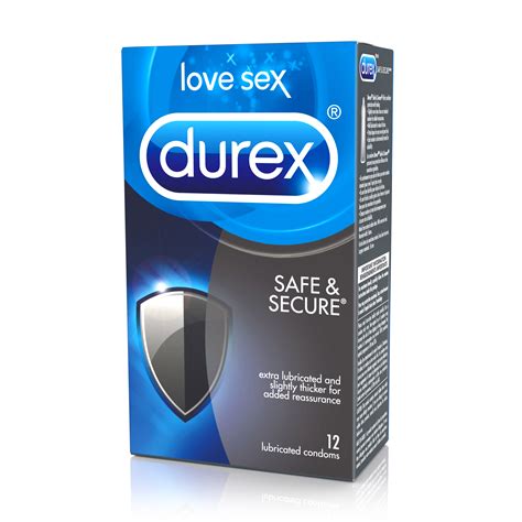 durex® safe and secure® lubricated condoms canada
