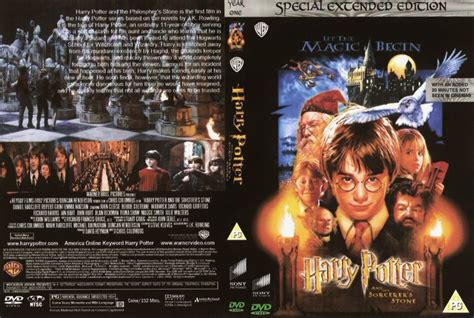 Harry Potter And The Sorcerers Stone Dvd Cover 2001 R1 Custom Art