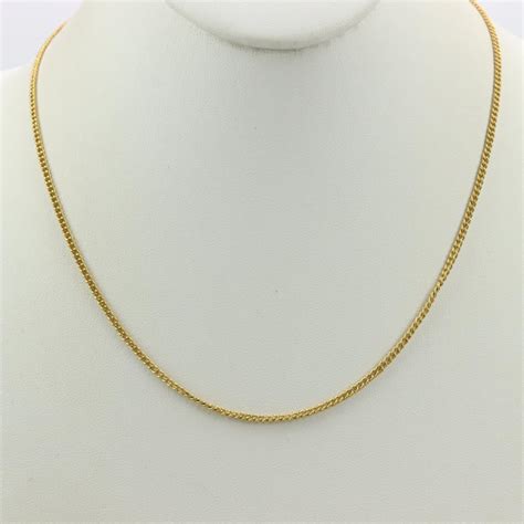 24kt Gold Curb Chain Necklace Property Room