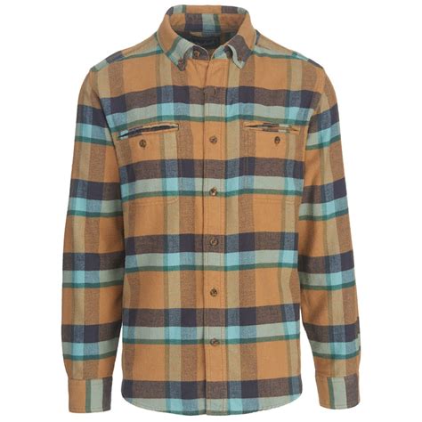 Woolrich Mens Oxbow Pass Plaid Flannel Shirt Eastern Mountain Sports