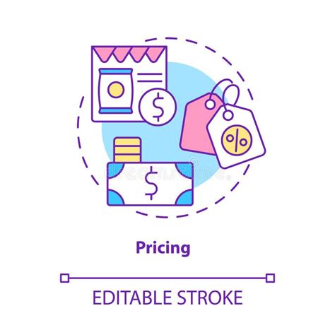 Pricing Concept Icon Stock Vector Illustration Of Value 235577348