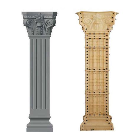 Concrete Plastic Square Roman Pillar Mould China Roman Pillars Mold