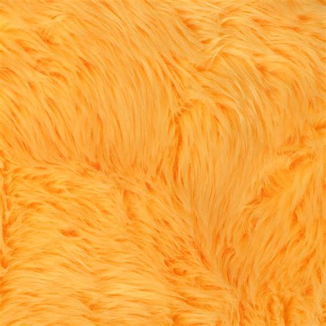 Cali Fabrics Neon Yellow Shag Faux Fur