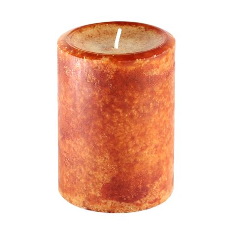 3 Inch X 4 Inch Vanilla Scented Pillar Candle Bazaar Home