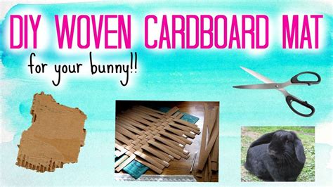 Home » diy rabbit toy ideas. Woven Cardboard Mat | DIY Rabbit Toy | Rabbit toys, Bunny ...