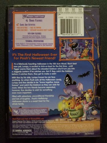 Winnie The Poohs Heffalump Halloween Movie Disney Dvd 2005 R1 Usa