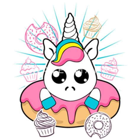 Super Cute Kawaii Unicorn Donuts Cupcake Squishy Mug Spreadshirt