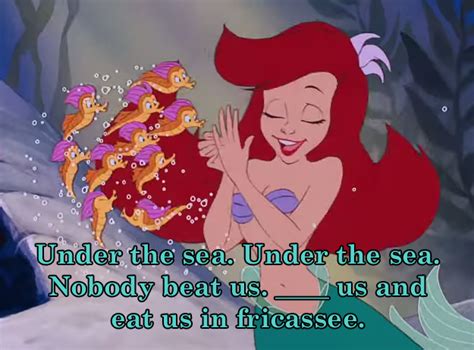 Check spelling or type a new query. How Well Do You Know The Lyrics To "Under The Sea ...