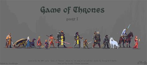 Pixel Art Game Of Thrones Character Set Part I By Luczynski On Deviantart
