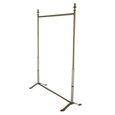 Shop Fitting Gold Stainless Steel Clothes Display Rack Stand For