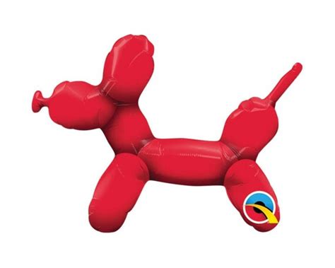 Balloon Dog Shaped Party Balloon Red Dog Kids Etsy