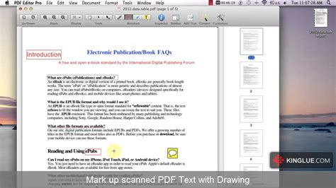 Note that all the editable text is highlighted. PDF Editor for Mac How to Edit Scanned PDF documents on ...