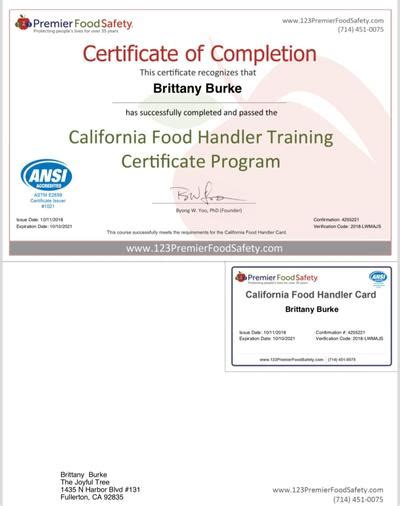 Riverside county food handlers card. My Certifications - The Joyful Tree Placenta Encapsulation & More
