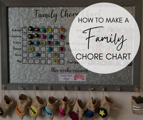 How To Create A Functional Chore Chart For Multiple Kids Bliss This Mess