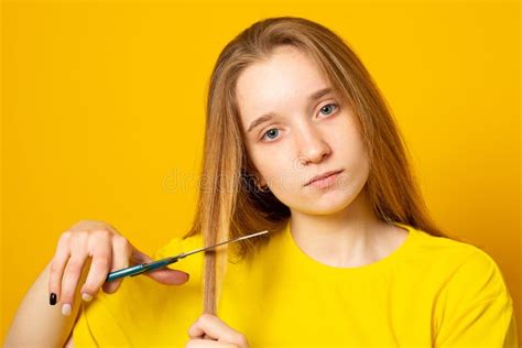 Teen Cutting Palm Stock Photo Image Of Green Person 13270502