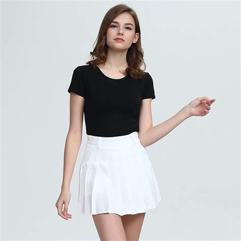 Stylish High Waist Pleated Skirt Sweet Women A Line Mini Skirt Japanese