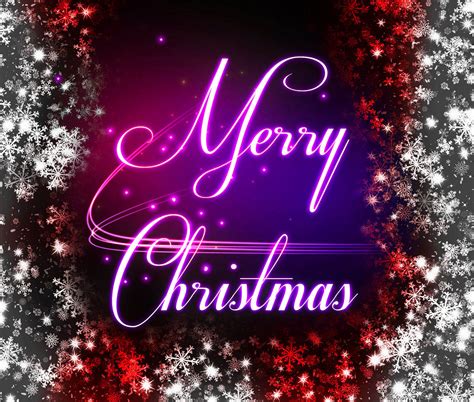Merry Christmas Wishes Text In Purple ⋆ Nextwave