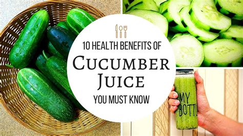 10 Health Benefits Of Cucumber You Must Know Youtube