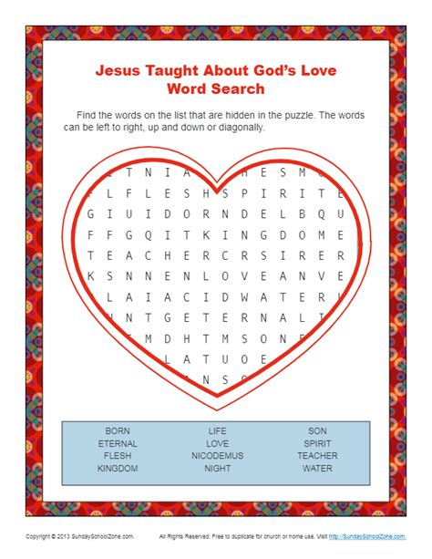 Word Search I Love You Free Printable Healthy Relationships Word