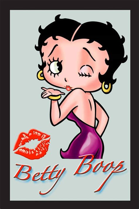 New Style Betty Boop Poster Custom Satin Poster Print Cloth Fabric Wall