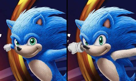 Les Fans Refont Le Portrait De Sonic Dans Sonic Le Film Switch