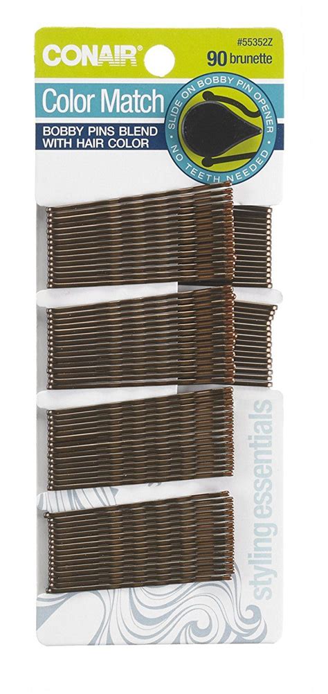 Conair Styling Essentials Bobby Pins Brown 90 Ct This Is An