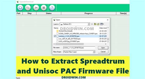 How To Extract Spreadtrum And Unisoc Pac Firmware File Droidwin