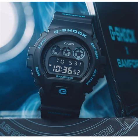 Dw G Shock Dw Bamford Black Blue Dw Autolight Waterproof