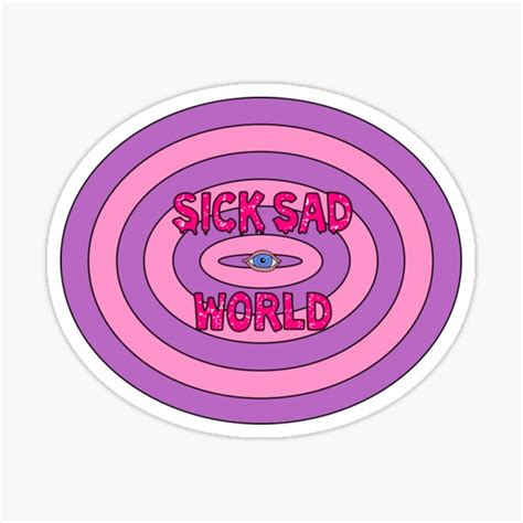 Daria Sick Sad World Sticker Sticker By Exismduhh1 Redbubble