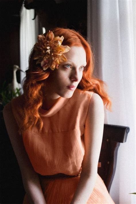 Karen Elson “the Ghost Who Walks” For Redheads Redhead Fashion Karen Elson Beautiful Redhead