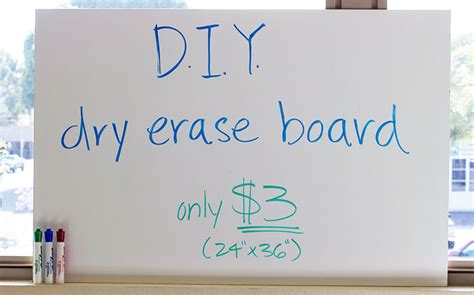 Diy Make Dry Erase Boards For Under 3 Gogo Heel