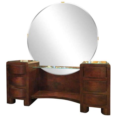 Shop for round lighted vanity mirror online at target. Art Deco Vanity with Round Mirror at 1stdibs