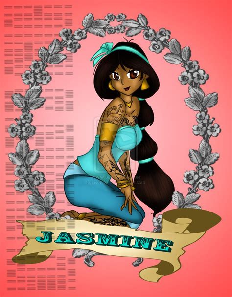 Sexy Princess Jasmine Pin Up Pin Up Princess Jasmine By Hotaru Oz Pin
