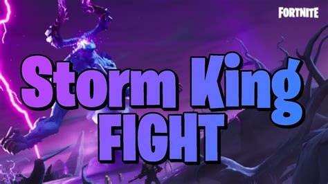 Fortnite Save The World Storm King Fight Youtube
