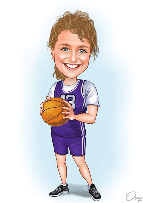 Girl Basketball Cartoon Character Girl Cartoon Girl Cartoon